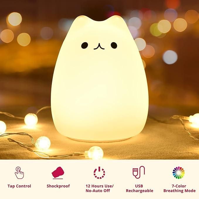 Little Cat Silicone Light Lamp